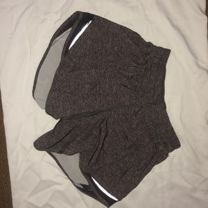 Gray lulu shorts 4 long